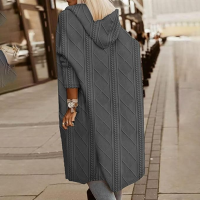 Liliana™ - Cárdigan con Capucha y Largo Extralargo