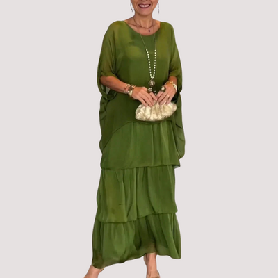 Celia™ - Vestido Boho Casual Elegante de Gasa