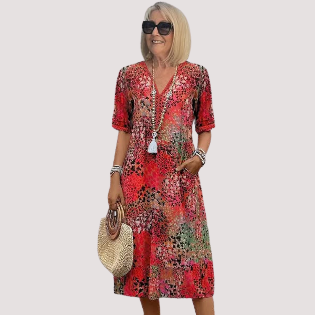 Bianca™ - Vestido Midi Vibrante