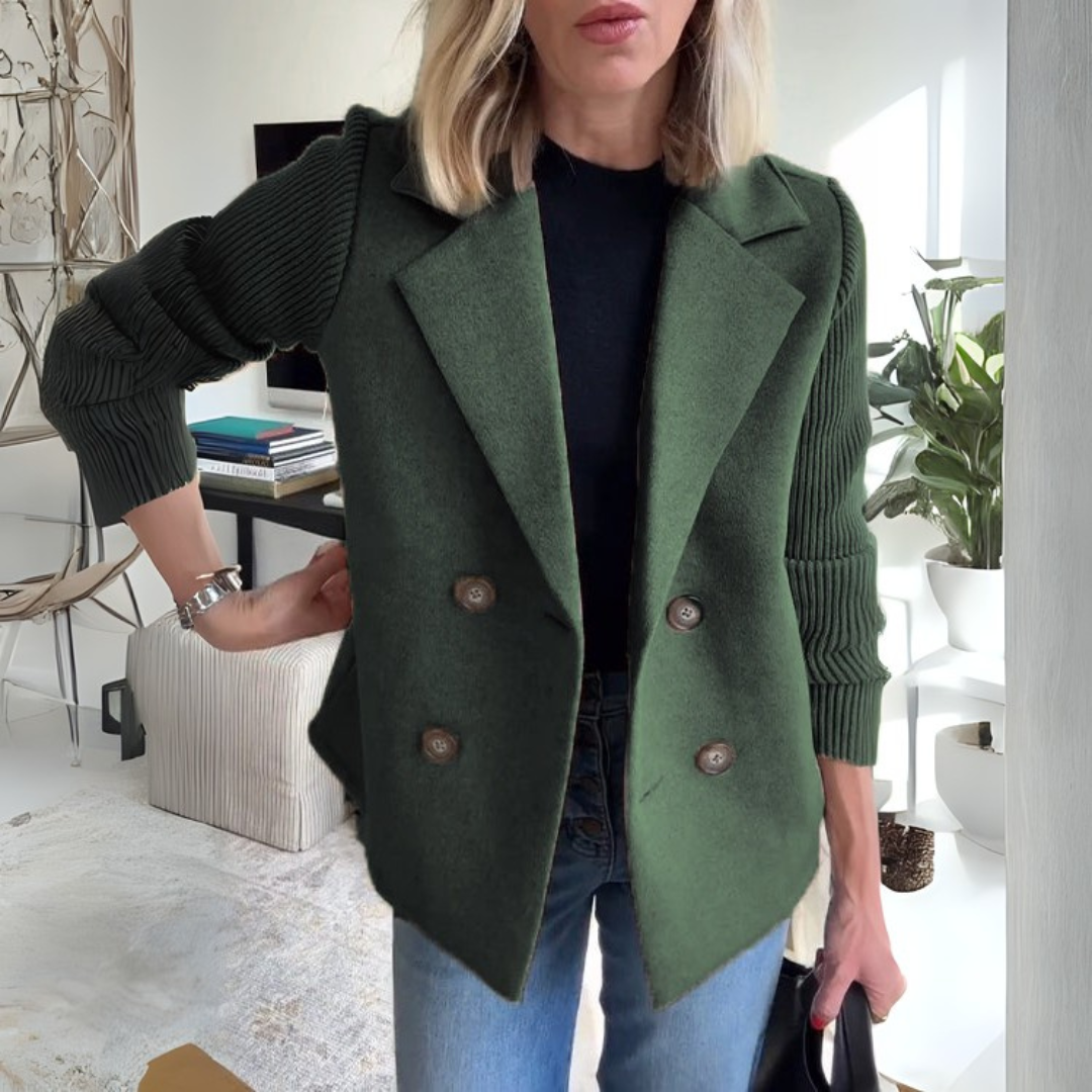 Lenora™ - Blazer Elegante de Manga de Punto de Primera Calidad