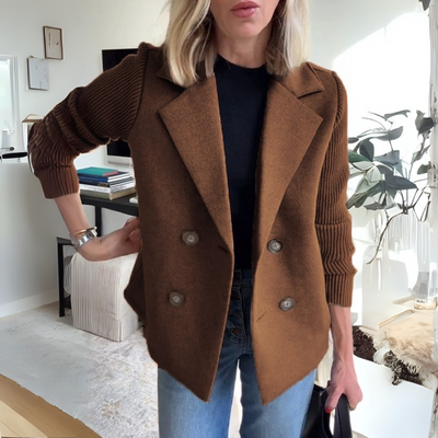 Lenora™ - Blazer Elegante de Manga de Punto de Primera Calidad