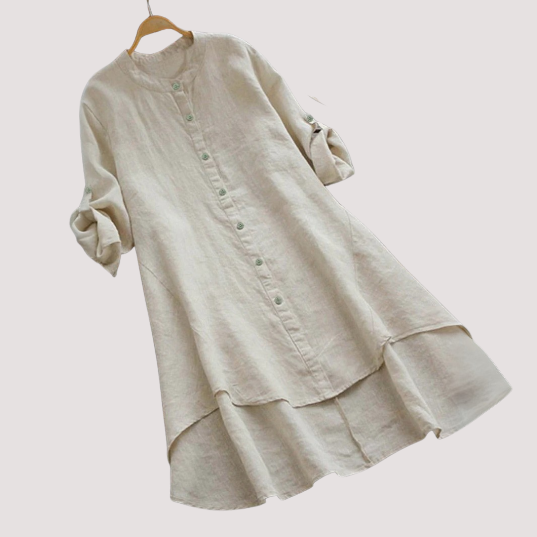 Noa™ - Vestido Camisa Casual de Lino