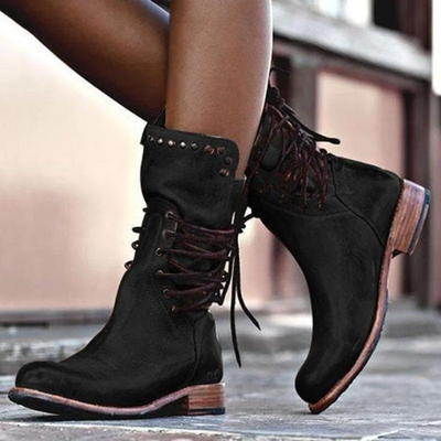 Estela™ - Botas Vintage con Cordones