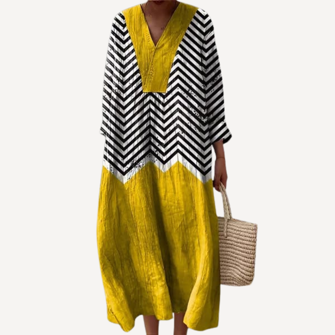 Dolores™ - Vestido Geométrico Elegante