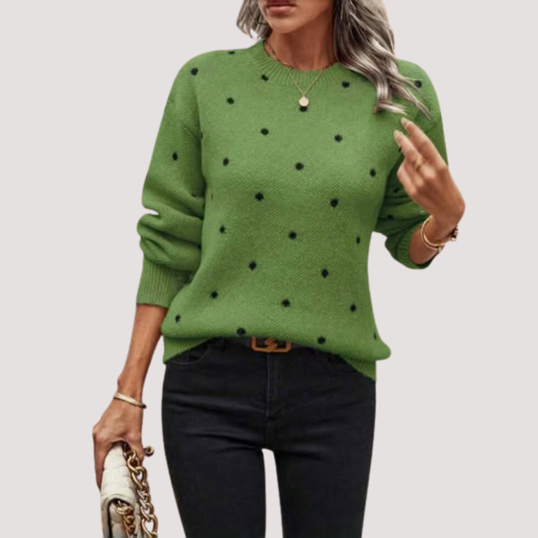 Juliana™ - Jersey de Punto con Lunares