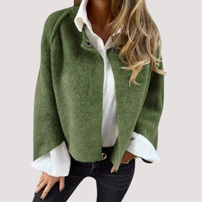 Margarita™ - Abrigo Corto con Mangas Acampanadas Elegante