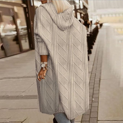 Liliana™ - Cárdigan con Capucha y Largo Extralargo