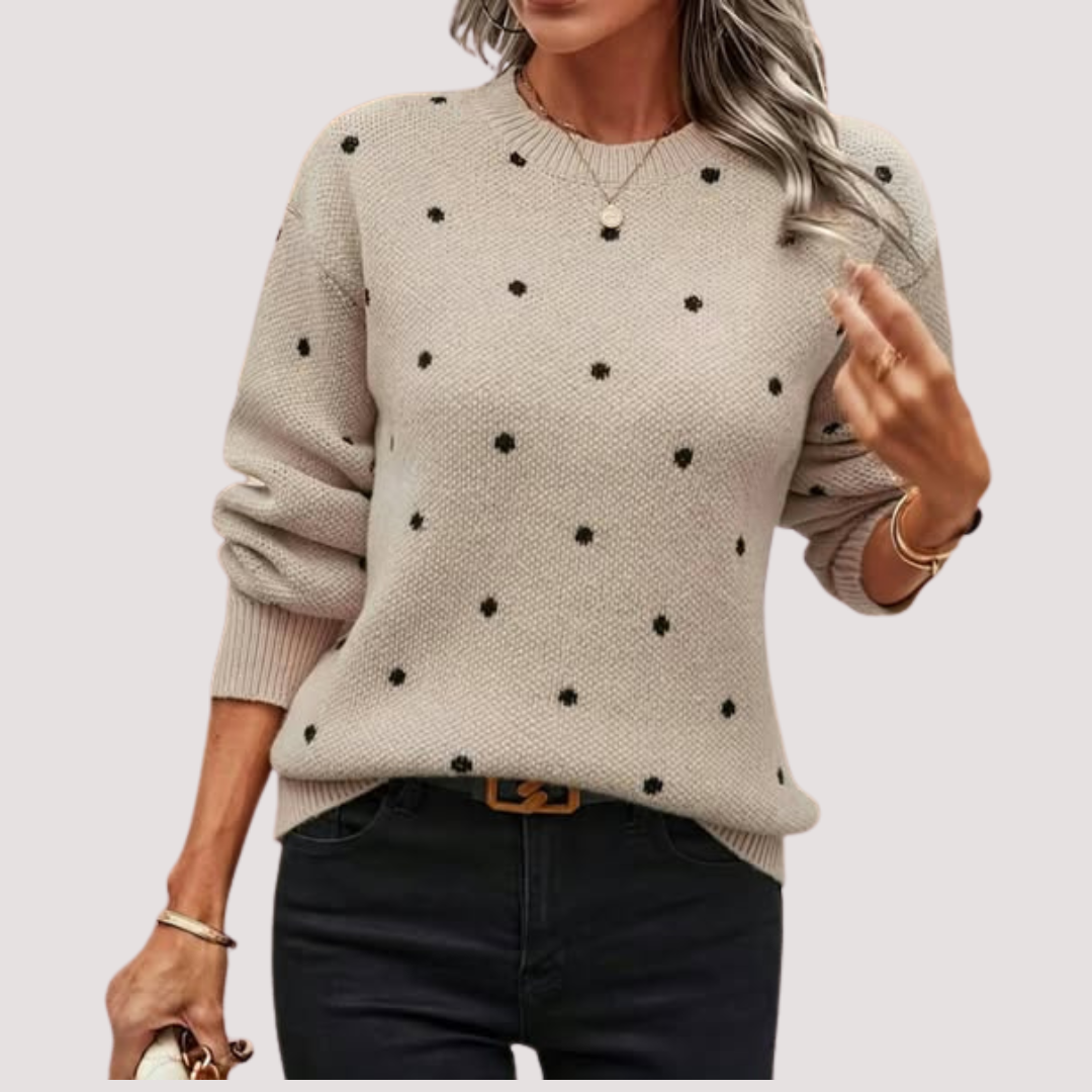 Juliana - Jersey de punto con lunares