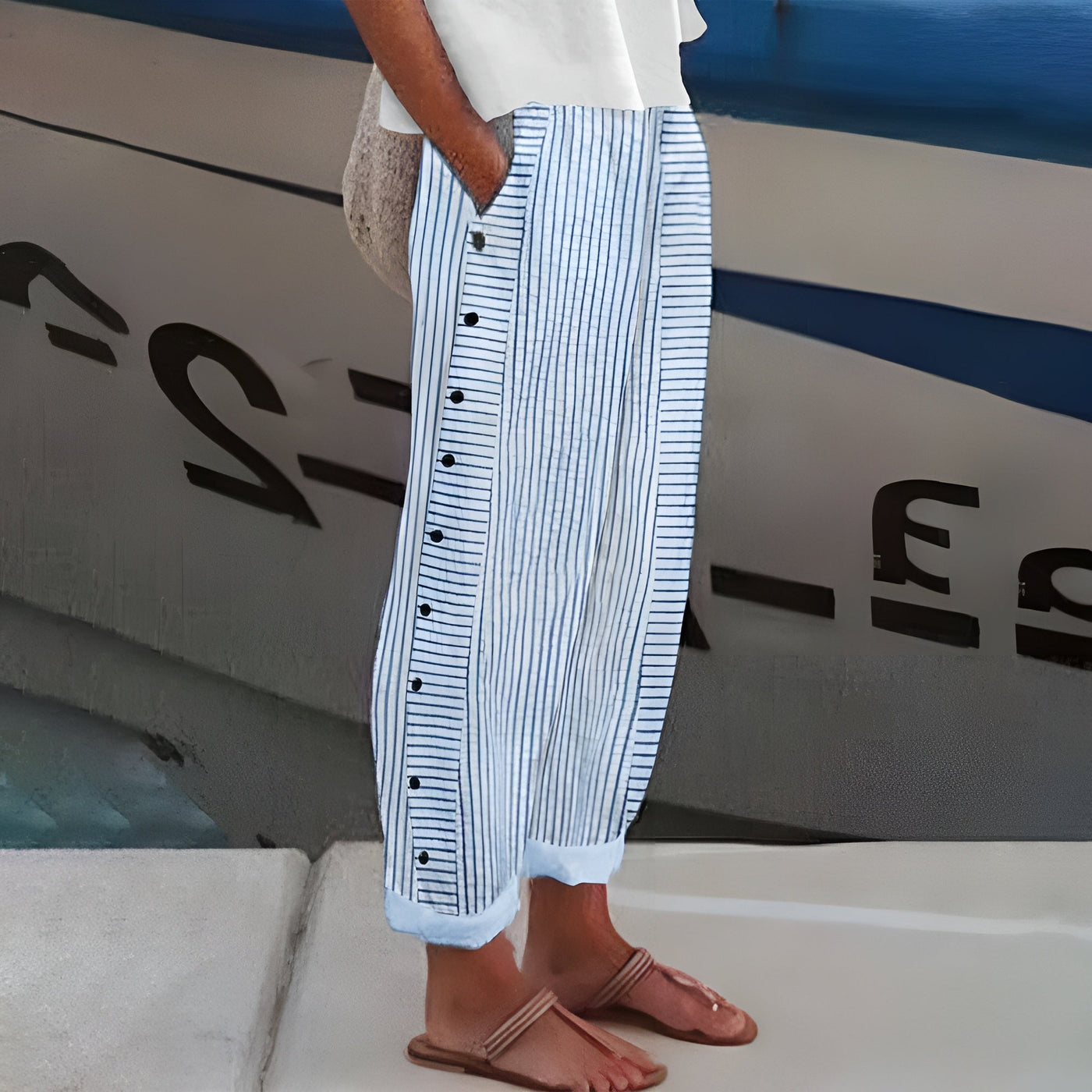 Marina™ | Pantalones Ligeros de Lino