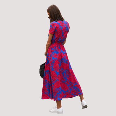 Aina™ - Vestido Midi Cruzado Floral