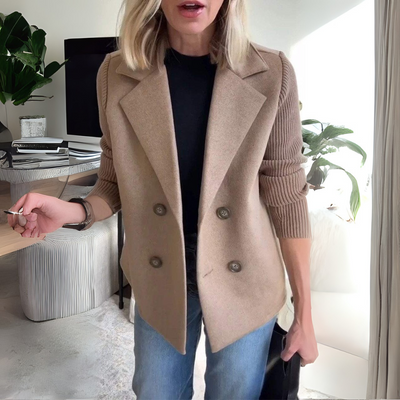 Lenora™ - Blazer Elegante de Manga de Punto de Primera Calidad