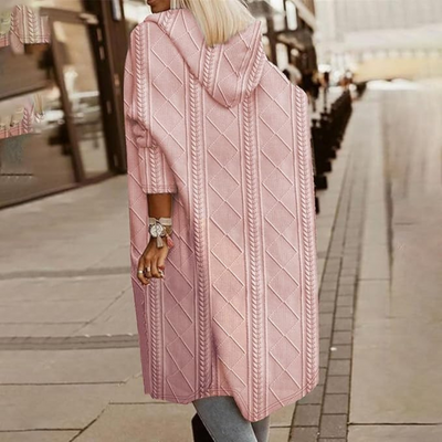 Liliana™ - Cárdigan con Capucha y Largo Extralargo