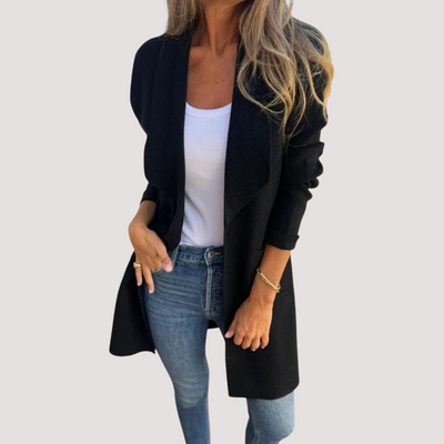 Yolanda™ - Chaqueta de punto casual con solapa