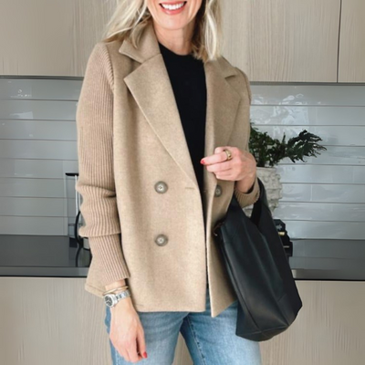 Lenora™ - Blazer Elegante de Manga de Punto de Primera Calidad