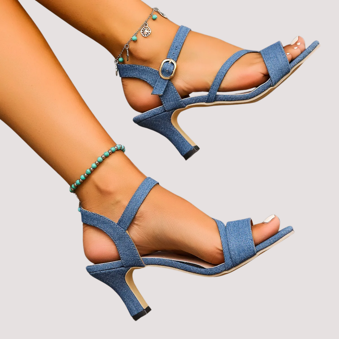 Sandalias de Tacón - DENIM SUEÑO