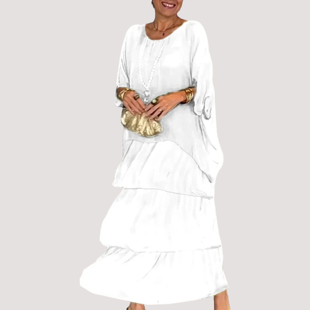 Celia™ - Vestido Boho Casual Elegante de Gasa