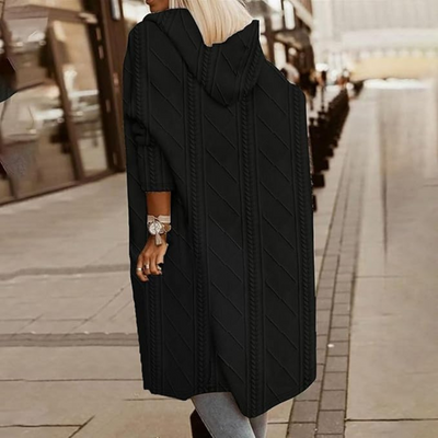 Liliana™ - Cárdigan con Capucha y Largo Extralargo