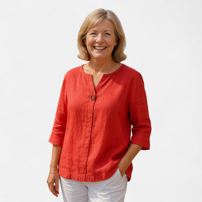 Sara™ - Blusa Favorecedora con Corte Suelto