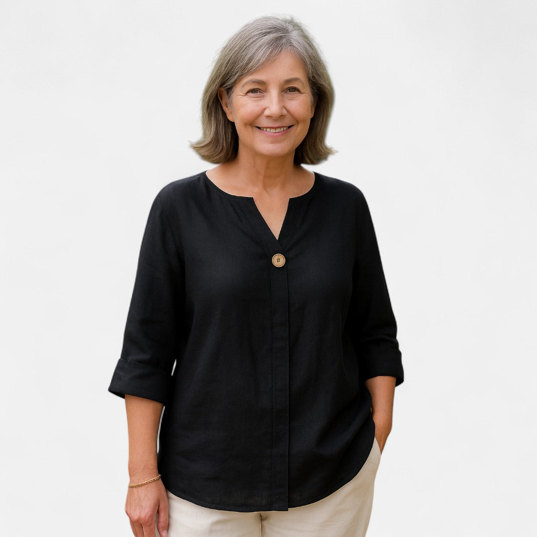 Sara™ - Blusa Favorecedora con Corte Suelto