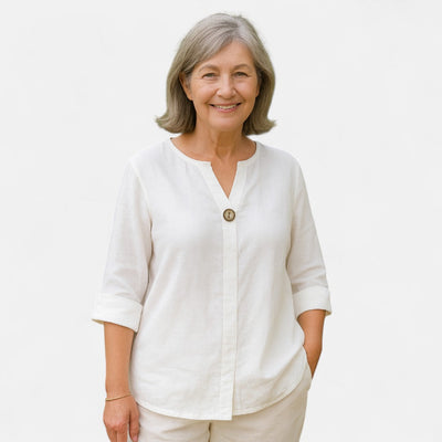 Sara™ - Blusa Favorecedora con Corte Suelto