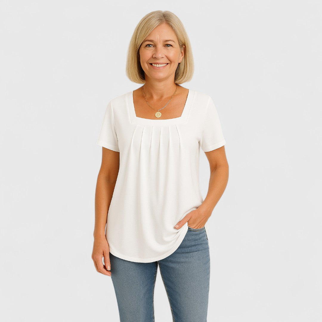 Andrea™ - Blusa de Corte Relajado