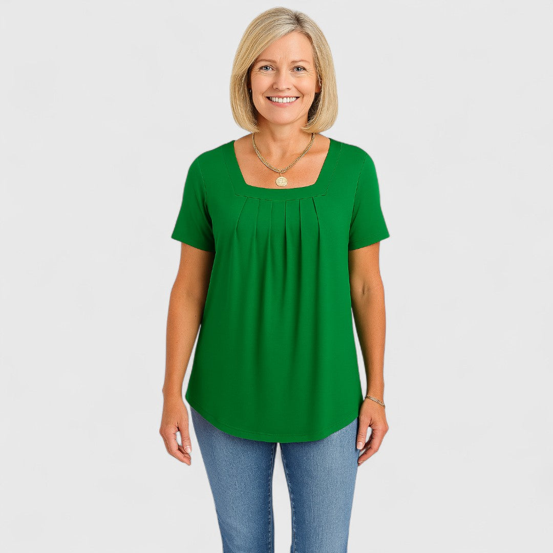 Andrea™ - Blusa de Corte Relajado