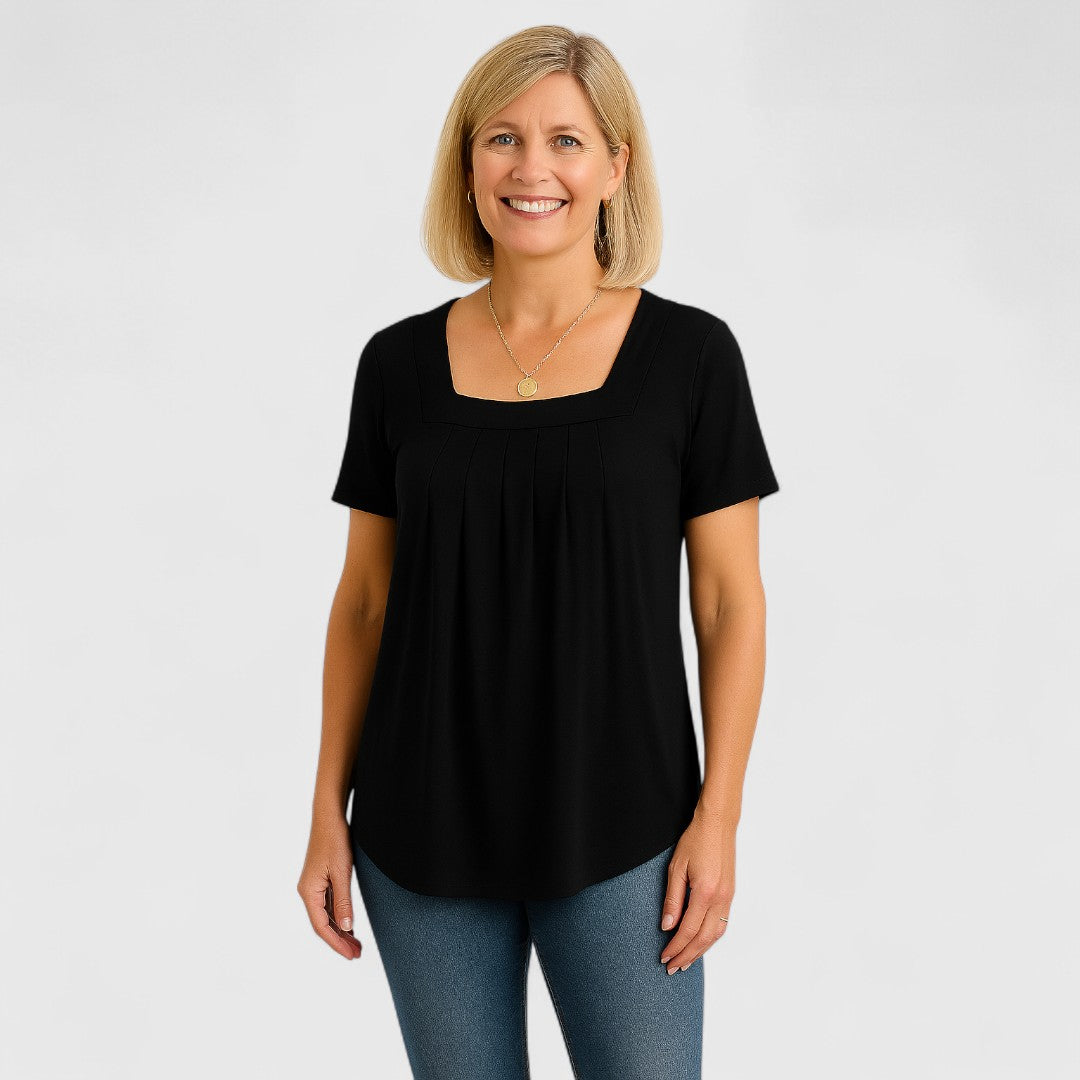 Andrea™ - Blusa de Corte Relajado