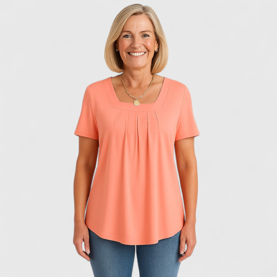Andrea™ - Blusa de Corte Relajado