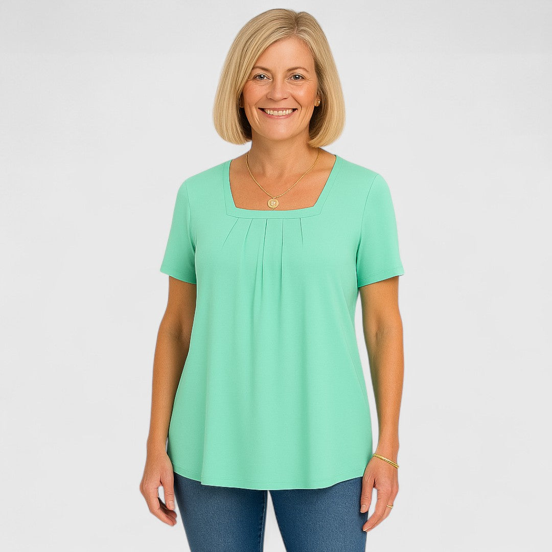 Andrea™ - Blusa de Corte Relajado