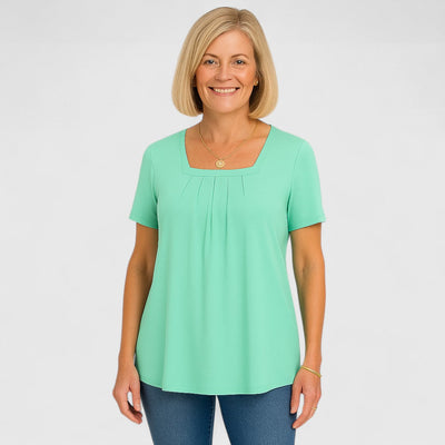 Andrea™ - Blusa de Corte Relajado