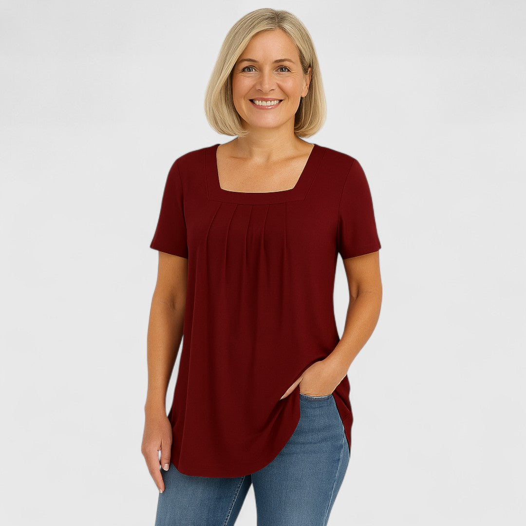Andrea™ - Blusa de Corte Relajado