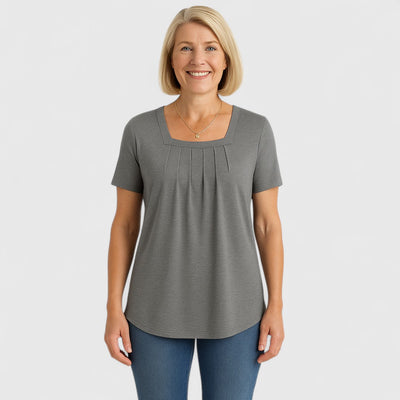 Andrea™ - Blusa de Corte Relajado