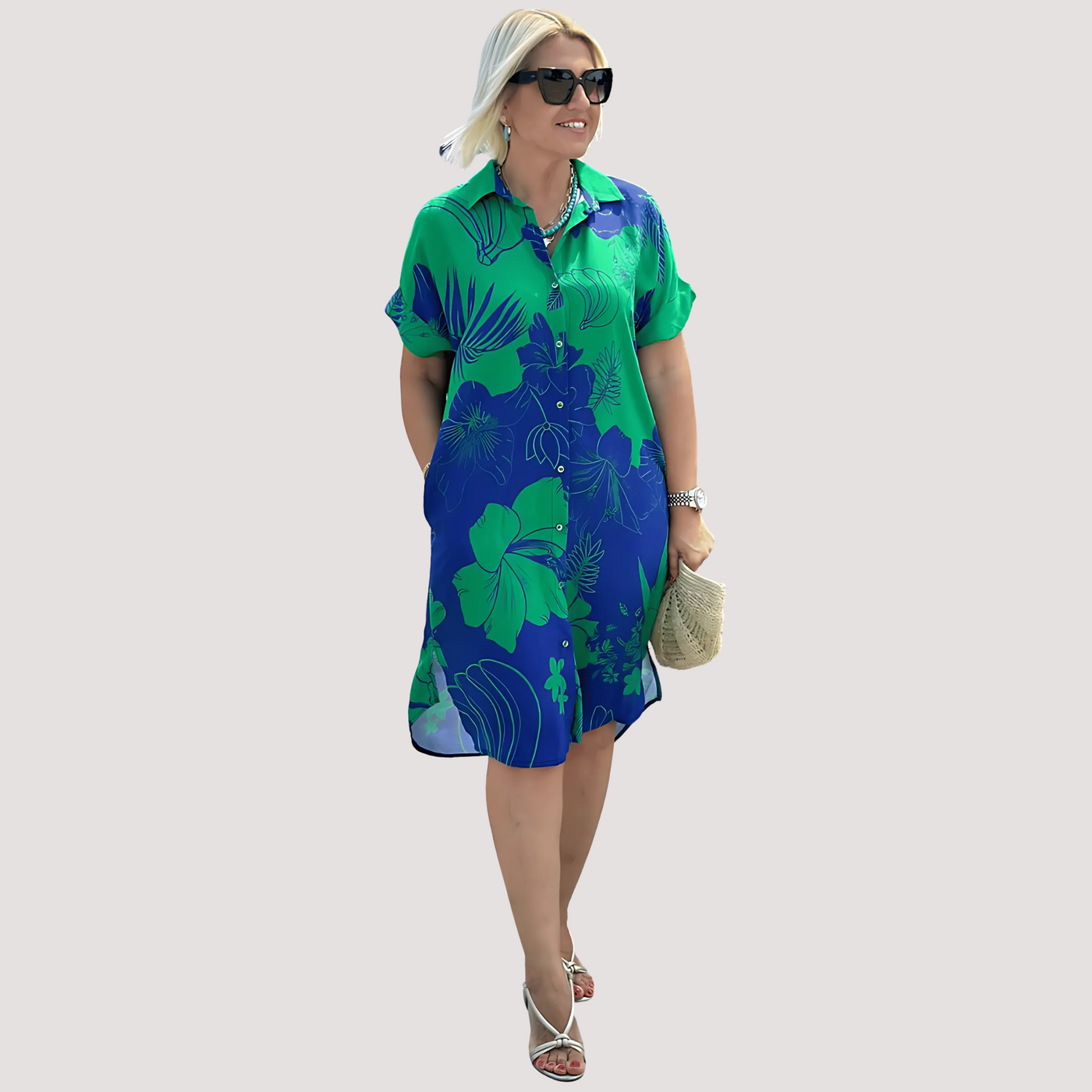 Naomi™ - Vestido con Estampado Floral