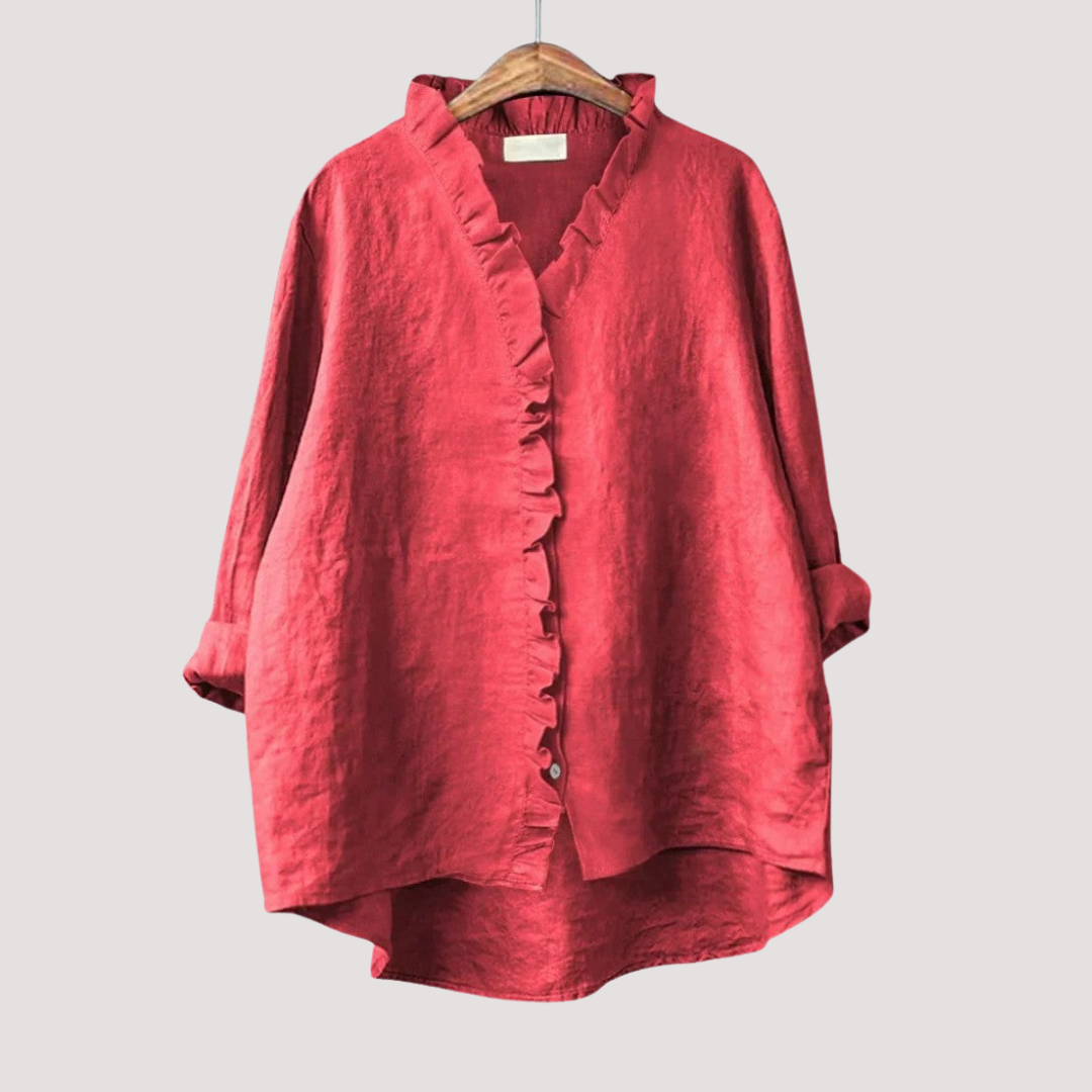 Gabriela™ - Blusa de Lino