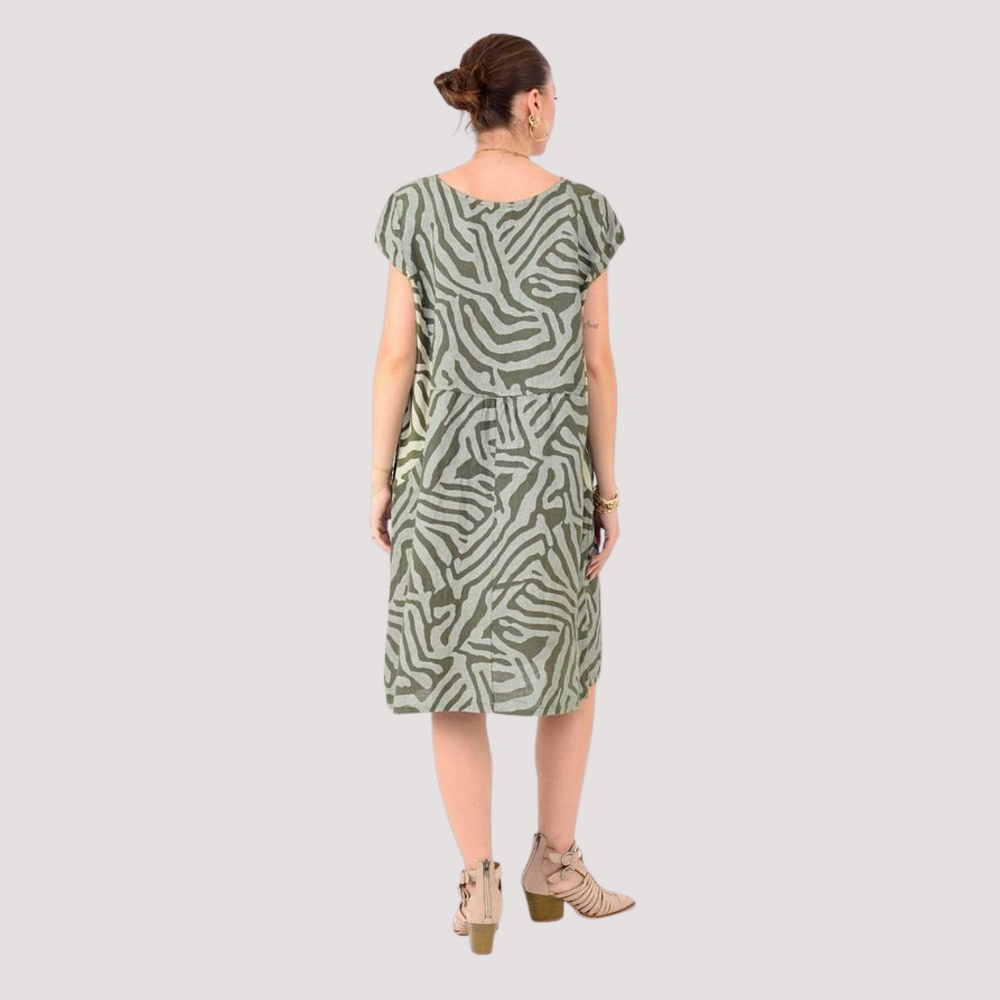 Lucía™ - Vestido con Cuello Redondo