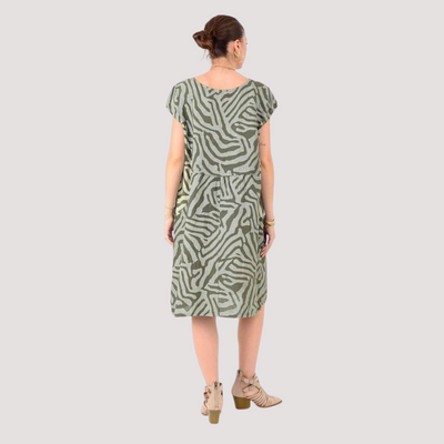 Lucía™ - Vestido con Cuello Redondo