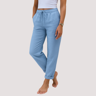 Oasis™ | Pantalones elásticos de lino transpirables de primera calidad