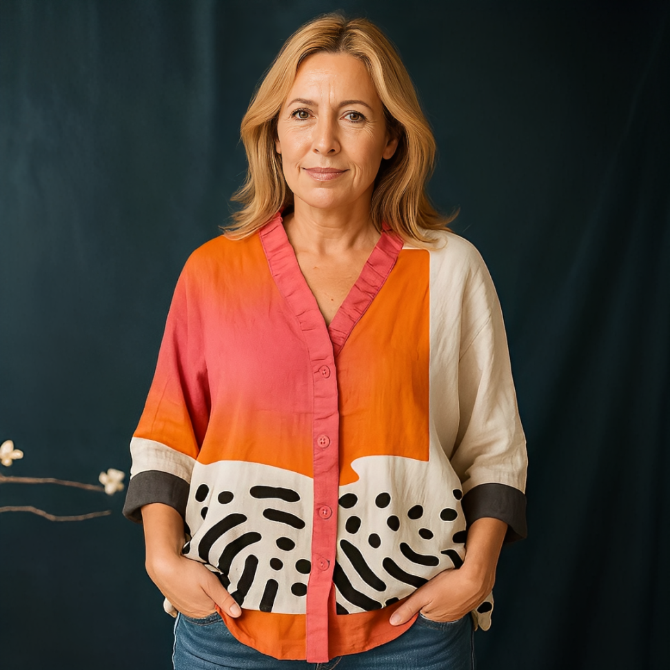 Carmen™ - Blusa de lino