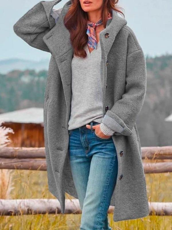 AMELIE - Chaqueta larga de invierno con estilo