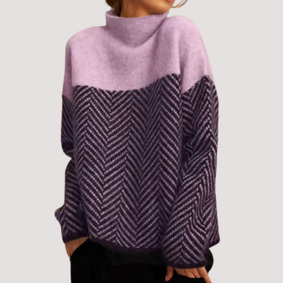 LUNARA MADRID | Manuela™ - Jersey de Cuello Alto de Algodón