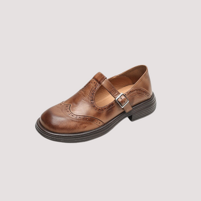 María™ - Elegantes Mary Janes de Cuero