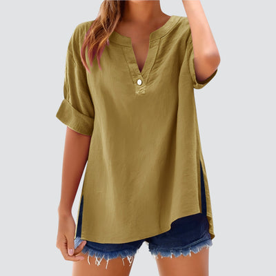 Olivia™ - Blusa de Lino