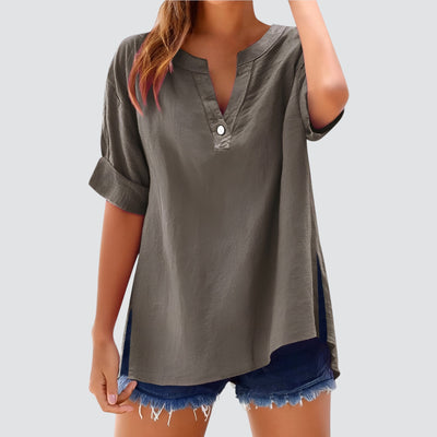 Olivia™ - Blusa de Lino