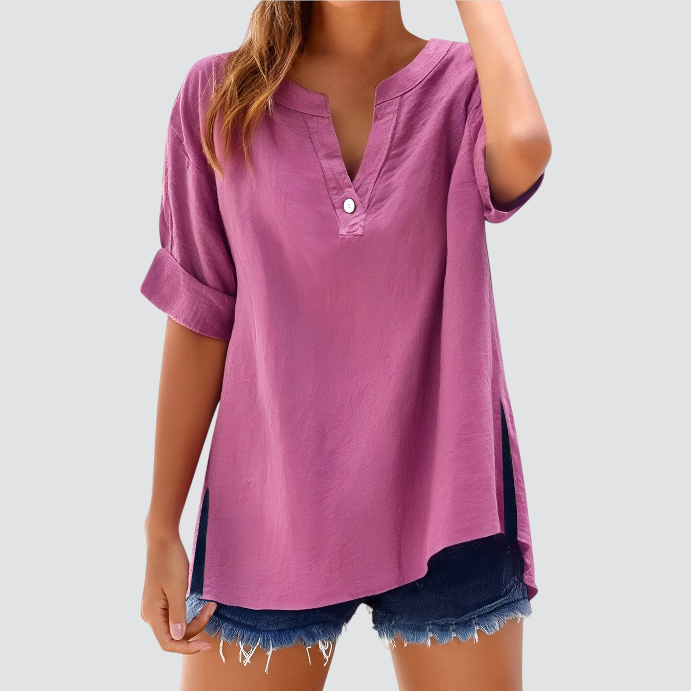 Olivia™ - Blusa de Lino