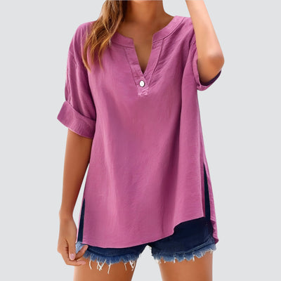 Olivia™ - Blusa de Lino