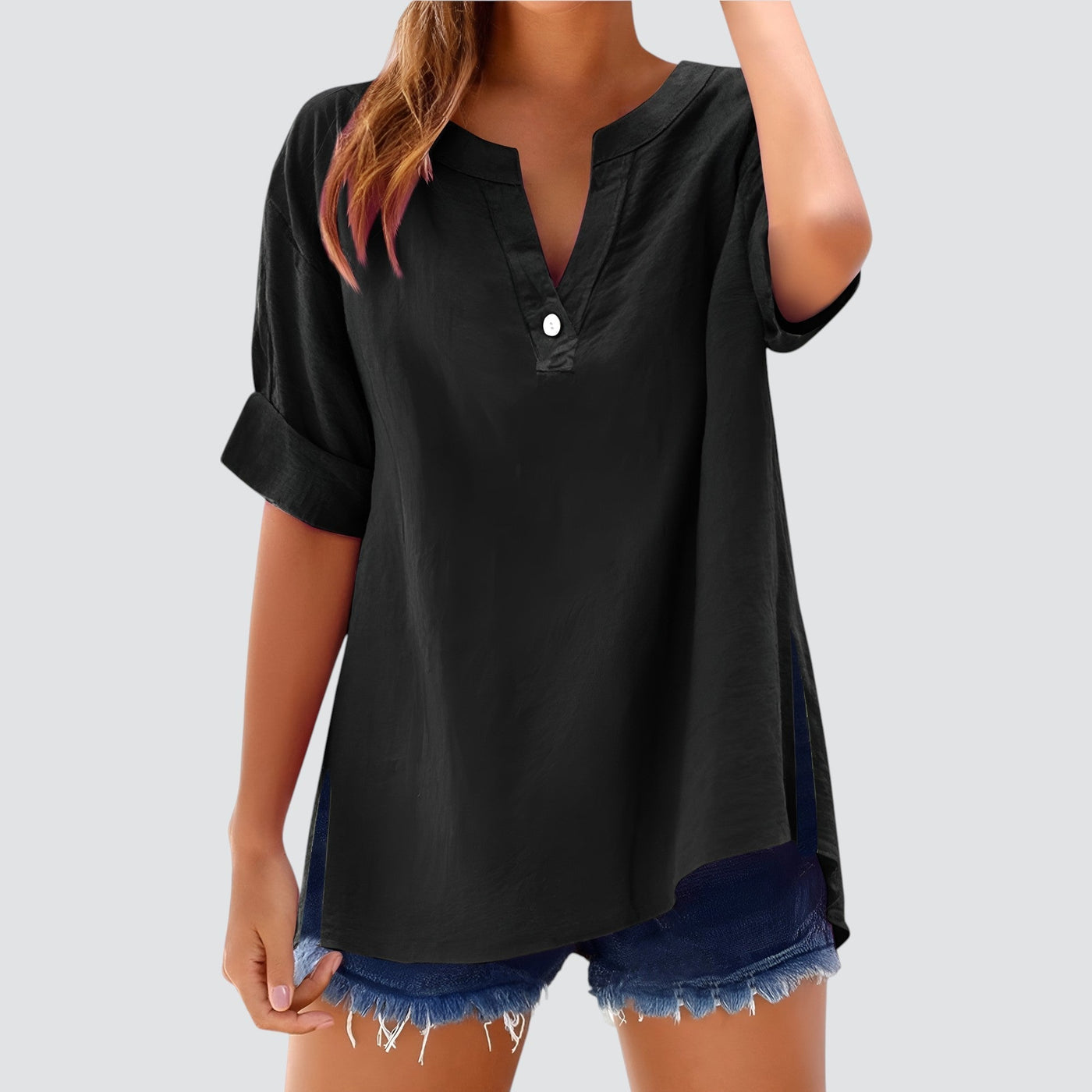 Olivia™ - Blusa de Lino