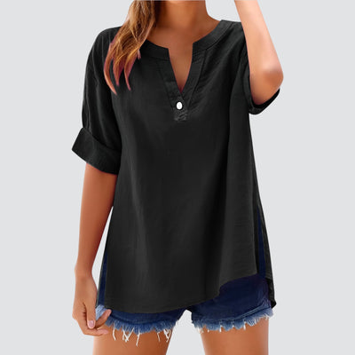 Olivia™ - Blusa de Lino