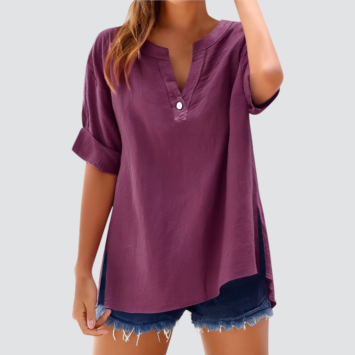 Olivia™ - Blusa de Lino