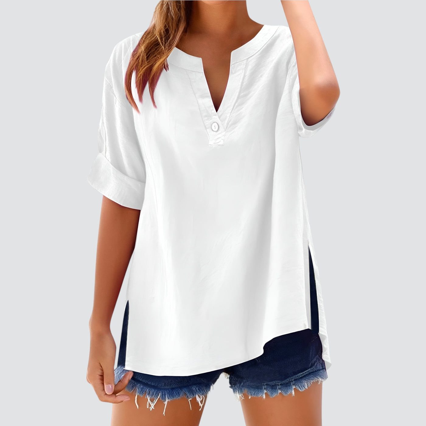 Olivia™ - Blusa de Lino