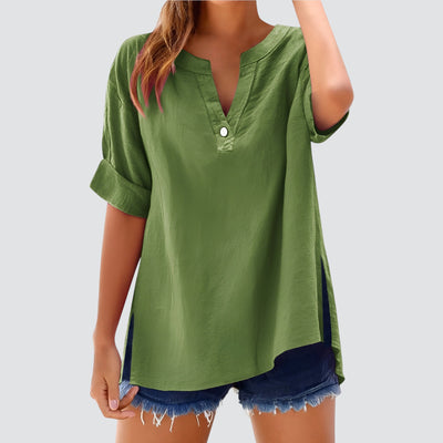 Olivia™ - Blusa de Lino